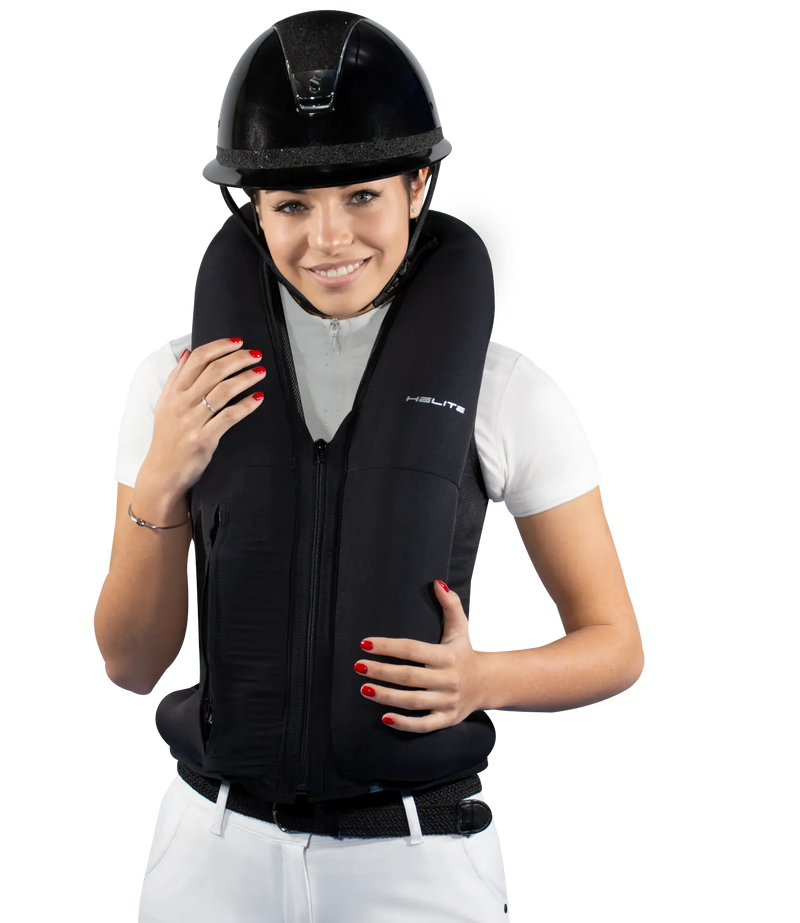 Airbag jāšanas veste Helite drošības aprīkojums