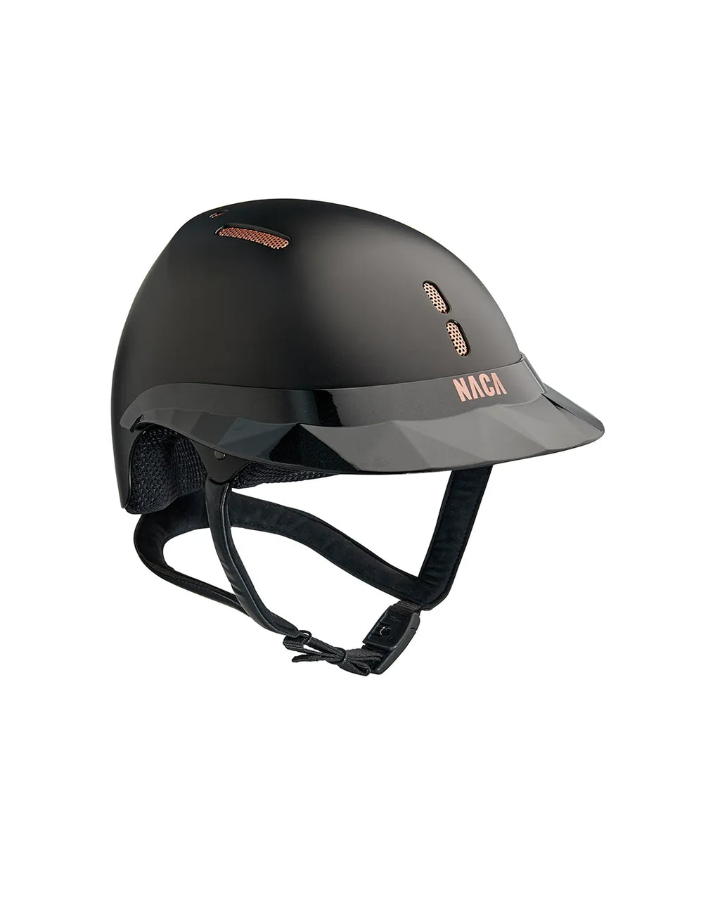 Jāšanas ķivere NACA GRAVITY S MAT - LARGE VISOR GLOW