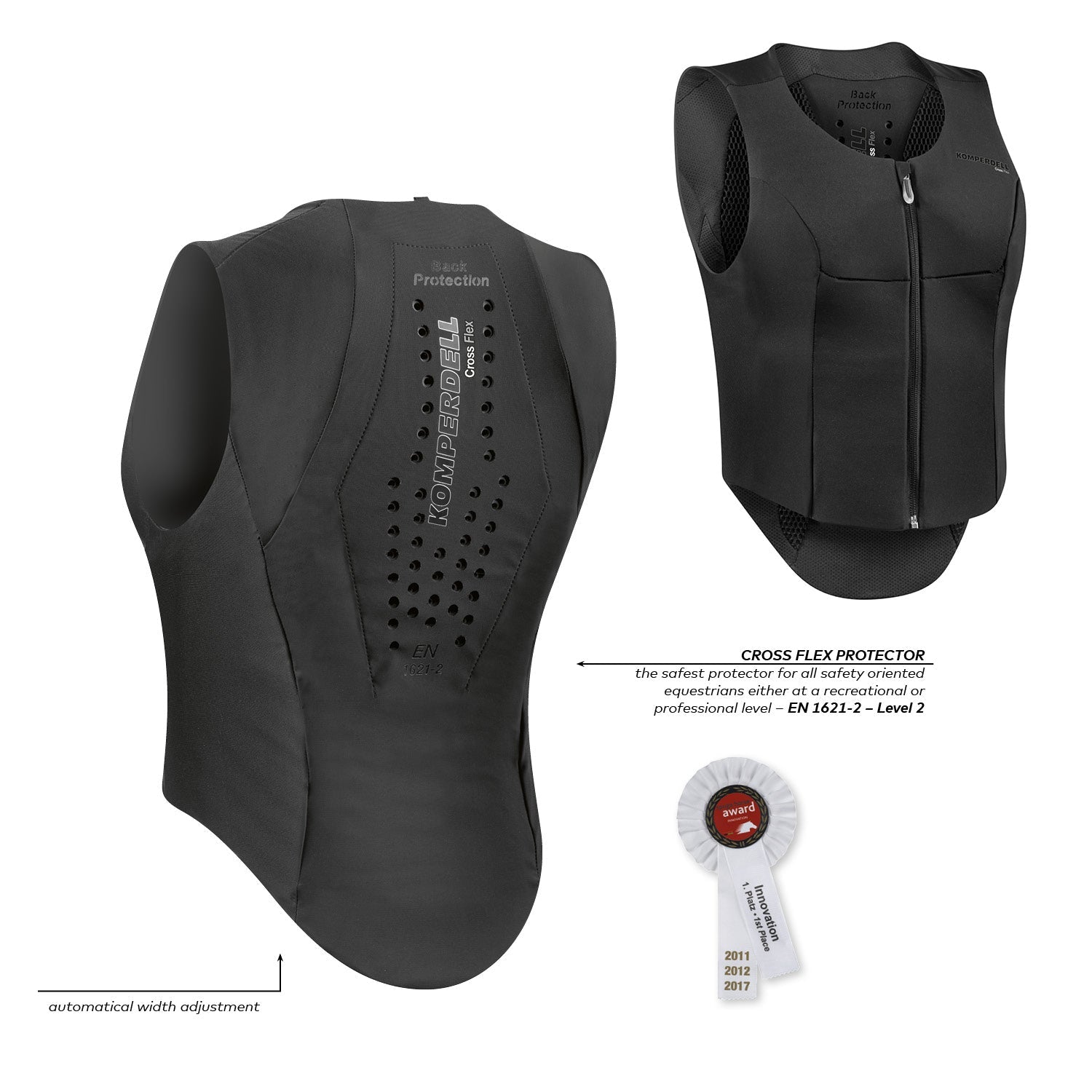 Jāšanas veste Komperdell Ballistic Flex Fit Slim 22 body protector